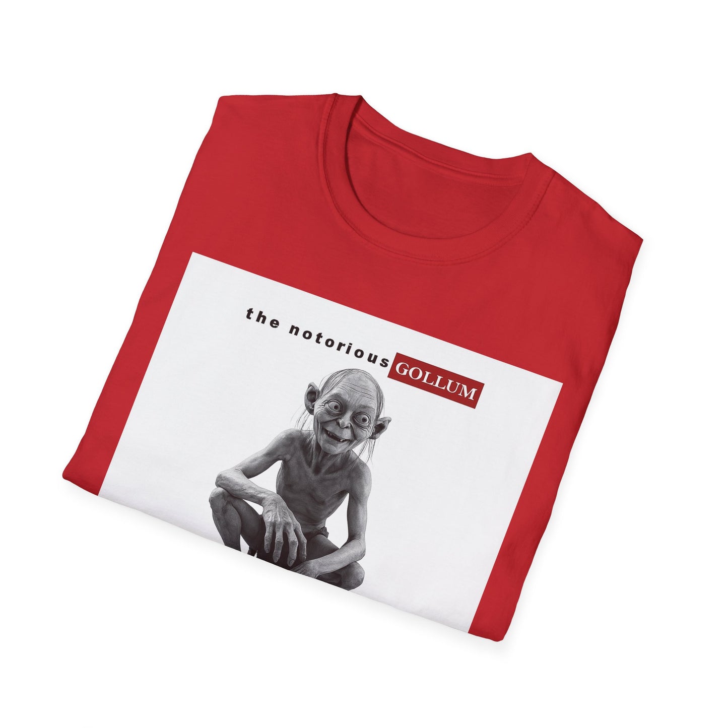 Notorious Gollum Unisex Softstyle T-Shirt, Vintage Graphic Tee, Creative Gift, Streetwear, Casual Style, Halloween Costume