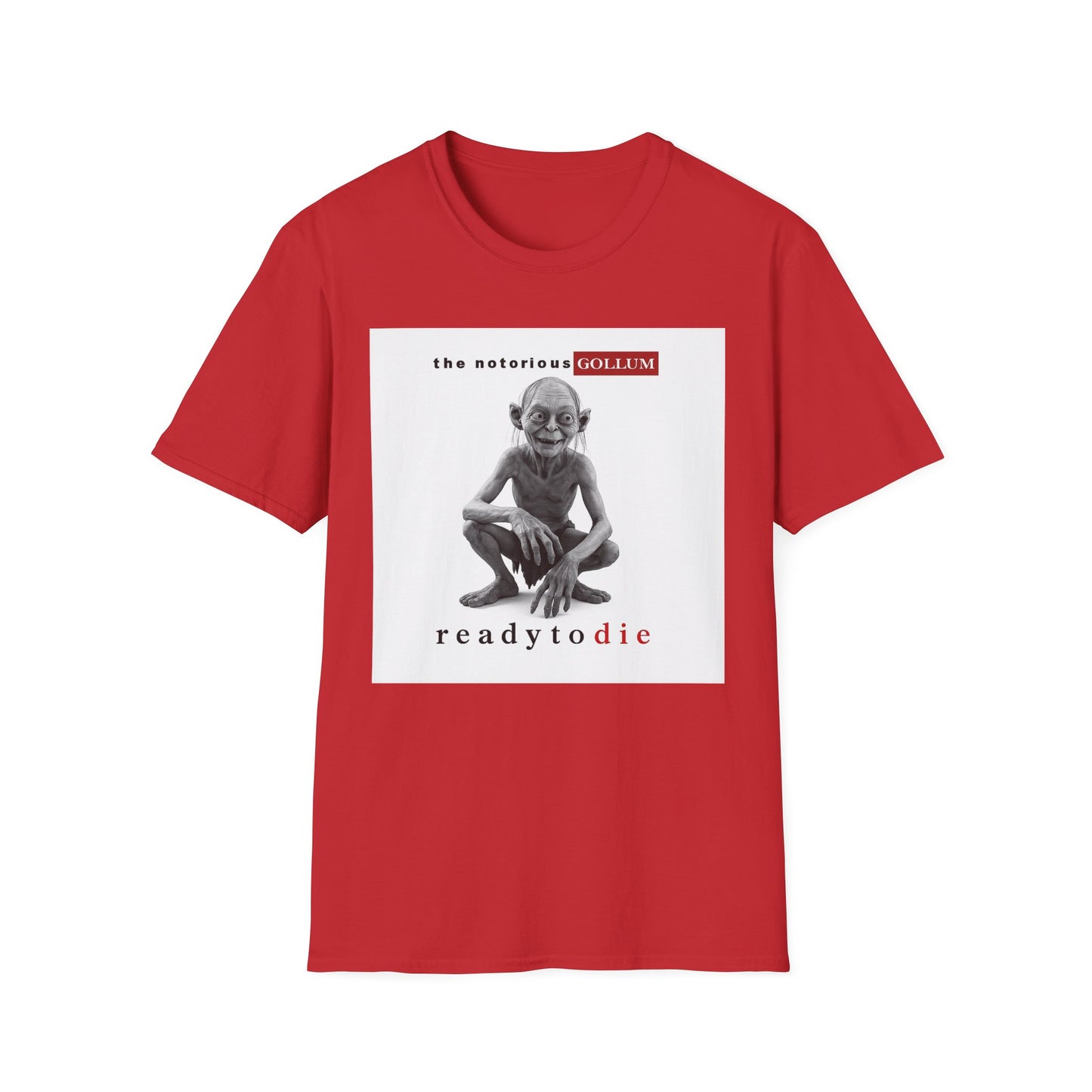 Notorious Gollum Unisex Softstyle T-Shirt, Vintage Graphic Tee, Creative Gift, Streetwear, Casual Style, Halloween Costume