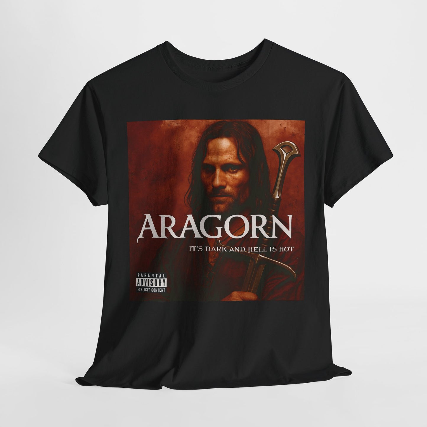 DMX | Aragorn, Casual Graphic Tee, Unisex Cotton T-Shirt, Gift for Geeks, Lord of the Rings Love, Movie Memorabilia