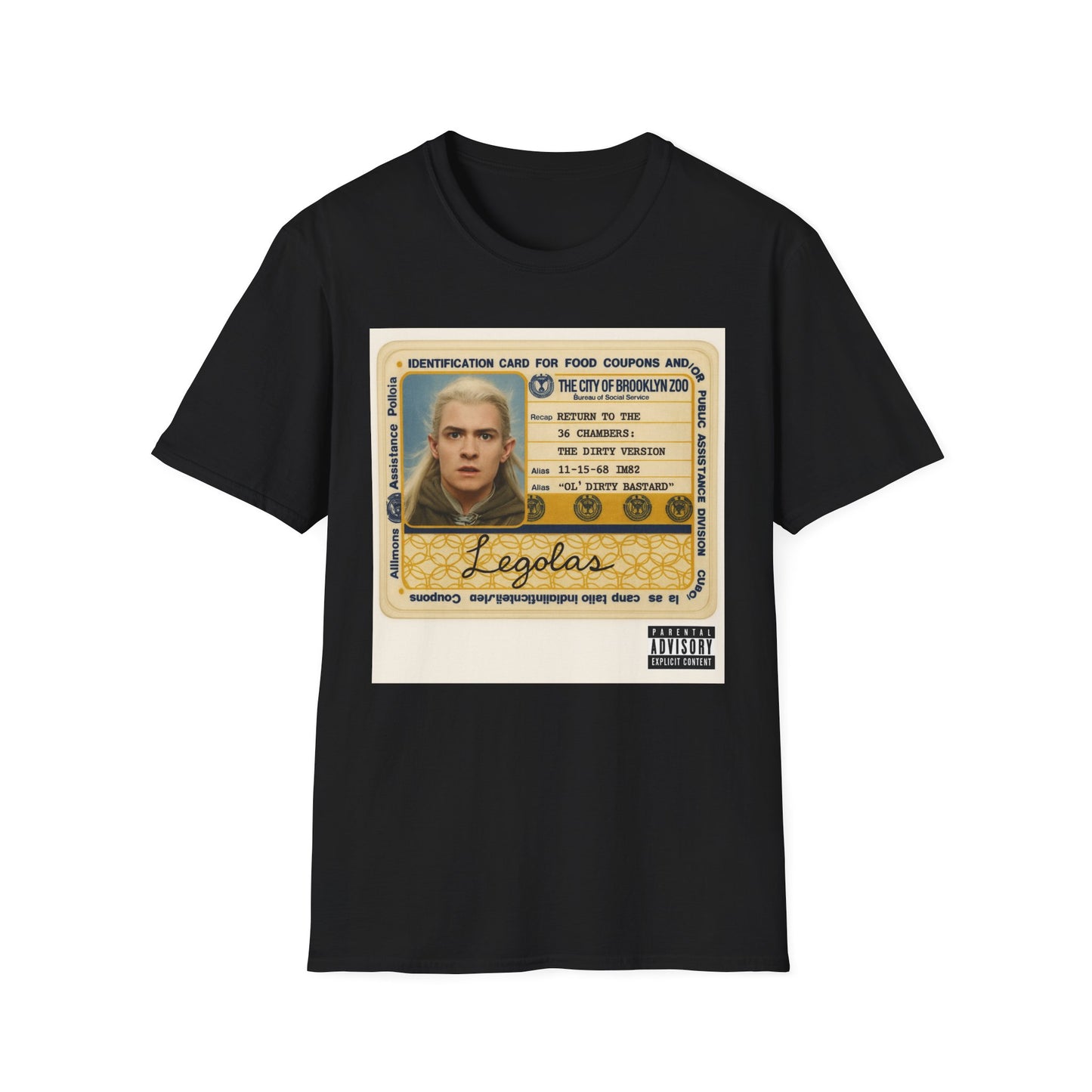 ODB | Legolas ID Card Design, Gift for Fans, Casual Wear, Movie Merchandise, Unisex Apparel