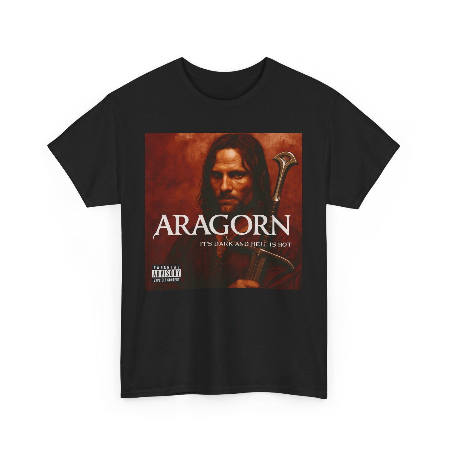 DMX | Aragorn, Casual Graphic Tee, Unisex Cotton T-Shirt, Gift for Geeks, Lord of the Rings Love, Movie Memorabilia