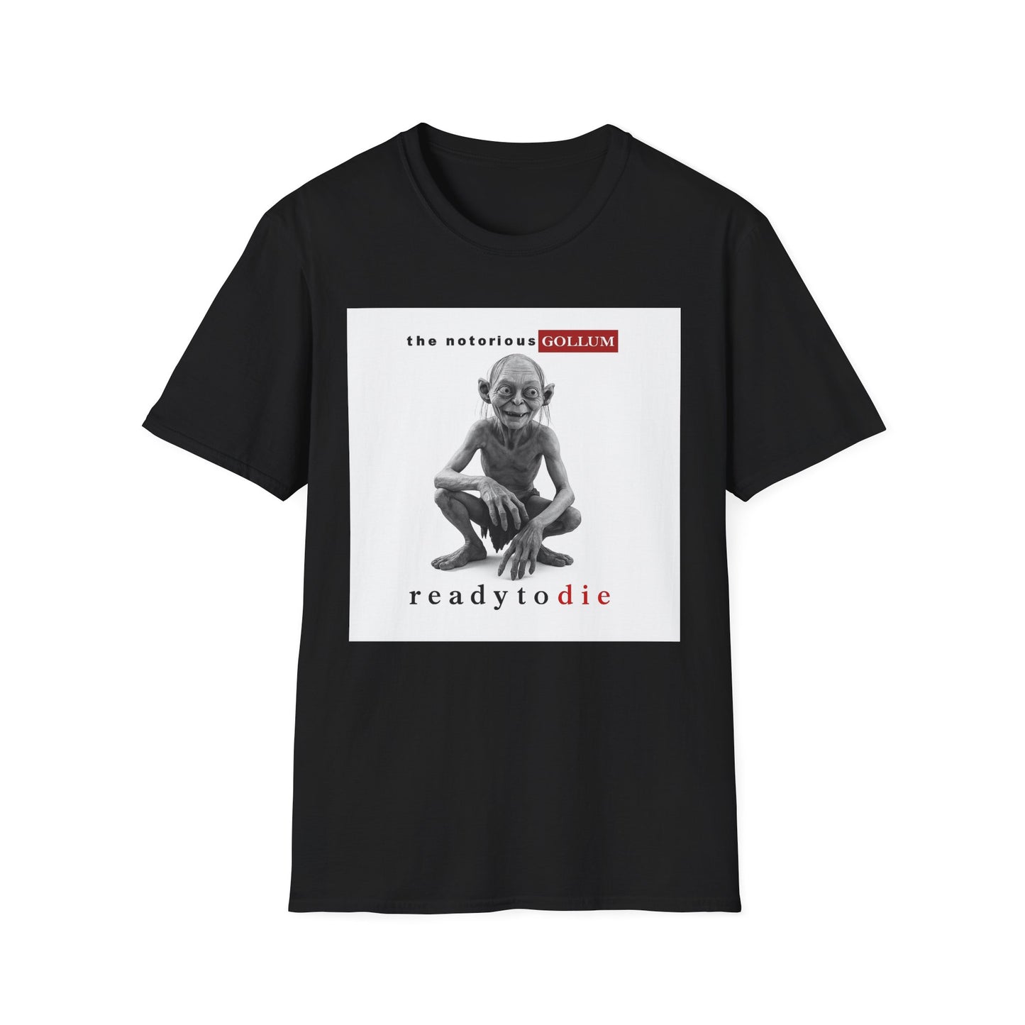 Notorious Gollum Unisex Softstyle T-Shirt, Vintage Graphic Tee, Creative Gift, Streetwear, Casual Style, Halloween Costume