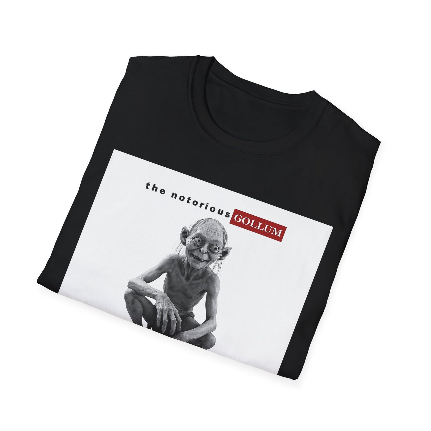 Notorious Gollum Unisex Softstyle T-Shirt, Vintage Graphic Tee, Creative Gift, Streetwear, Casual Style, Halloween Costume