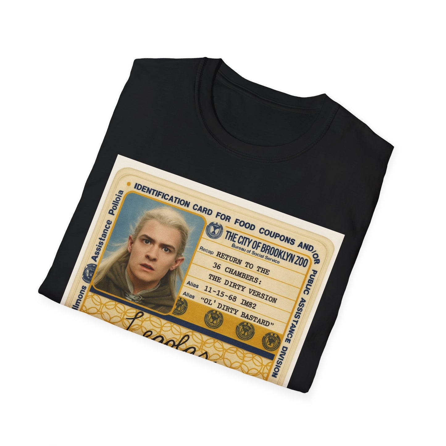 ODB | Legolas ID Card Design, Gift for Fans, Casual Wear, Movie Merchandise, Unisex Apparel